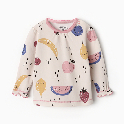 Лонгслив детский, рост 86 см, кремовый