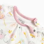 Лонгслив детский, цвет белый/котята, рост 68 см - фото 24261029