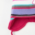 Комплект (шапка, шарф), разноцветный, размер 50-52 см (3-4 года) - Фото 2