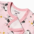 Боди детское, цвет розовый/котята, рост 68 см - фото 23516509