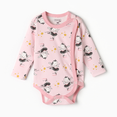 Боди детское «Котята», рост 86 см, розовое