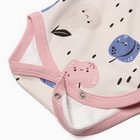 Боди детское, цвет кремовый/фрукты, рост 62 см - фото 23516547