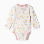 Боди детское, цвет белый/котята, рост 68 см - фото 23516592