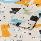 Боди детское, цвет кремовый/собачки, рост 74 см - фото 23516670