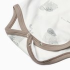 Боди детское, цвет белый/мишки, рост 80 см - фото 23516695