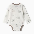 Боди детское, цвет белый/мишки, рост 80 см - фото 23516696