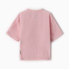 Комплект для новорождённых, цвет розовый, рост 62 см - Фото 6