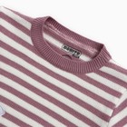 Комплект вязаный детский (джемпер, брюки), цвет лиловый, рост 86 - фото 23464083