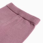Комплект вязаный детский (джемпер, брюки), цвет лиловый, рост 86 - Фото 5