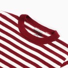 Комплект вязаный детский (джемпер, брюки), цвет бордовый, рост 74 - Фото 2