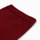 Комплект вязаный детский (джемпер, брюки), цвет бордовый, рост 74 - Фото 5