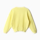 Джемпер для девочки, цвет жёлтый, рост 116 см - фото 23464152