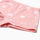 Комплект для девочки (Майка, трусы), цвет пудра, рост 98 см - Фото 3