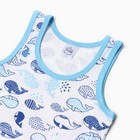 Комплект для мальчика (майка, трусы), цвет голубой, рост 116 см (комплект 2 шт) - фото 23464333