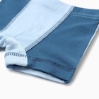 Комплект для мальчика (майка, трусы), цвет голубой, рост 104 см - фото 27193941