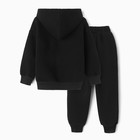 Комплект для мальчика (толстовка,брюки), цвет черный, рост 116 см - Фото 10