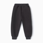 Комплект для мальчика (толстовка,брюки), цвет графитовый, рост 104 см - фото 23464639