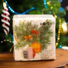 Салфетки бумажные «Новогодний кант» 1 слой, 24×24 см, 100 шт. - Фото 5