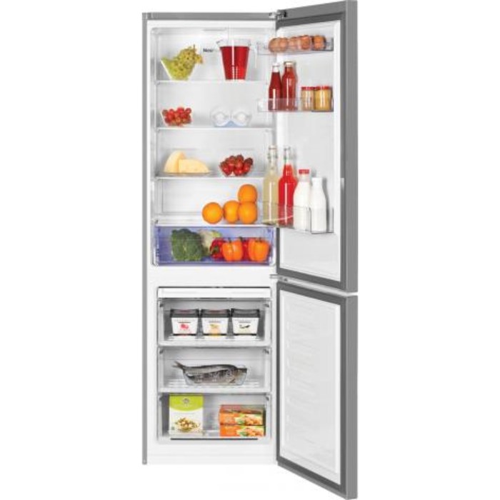 Холодильник Beko RCNK321E20S, двухкамерный, класс А+, 321 л, NoFrost, серебристый