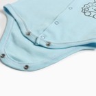 Боди детское, рост 62 см, голубое - фото 33633771