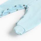 Комбинезон детский, цвет голубой, рост 74 см - фото 24702486