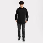 Джемпер мужской, цвет чёрный, размер 52 - Фото 2