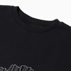 Свитшот мужской НАЧЁС, цвет чёрный, размер 56 - фото 22977865