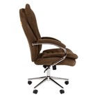 Кресло руководителя Chairman Home 795 ткань Т-14 N, коричневый - Фото 3
