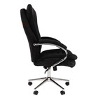 Кресло офисное для руководителя Chairman Home 795, с подголовником, на колёсиках, ткань Т - 84 N, цвет чёрный - Фото 3