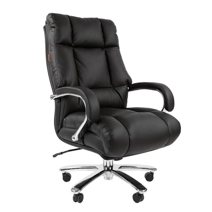 Кресло руководителя Chairman 405 кожа, черный - Фото 1