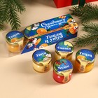Подарочный набор крем-мёда «Сказочного года», вкус: хлопок, имбирь, клюква, апельсин, 120 г ( 4 шт. x 30 г). - фото 11054259
