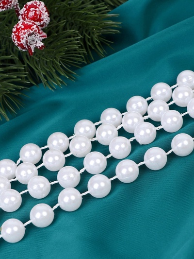 Бусы на ёлку «Классика», длина 2.7 м, d=10 мм, МИКС