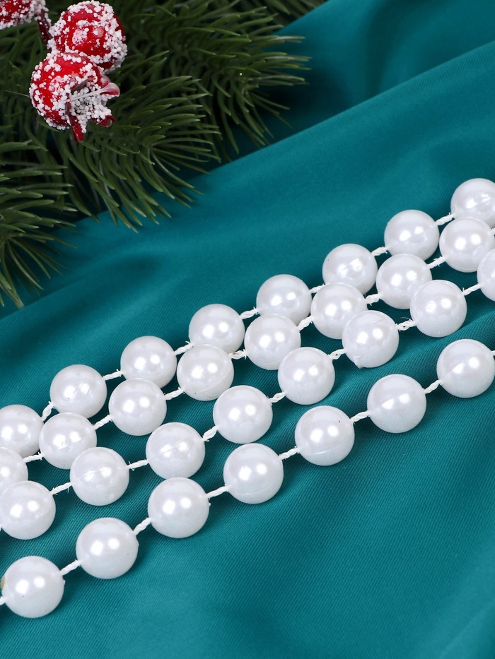 Бусы на ёлку «Классика», длина 2.7 м, d=10 мм, МИКС - Фото 1