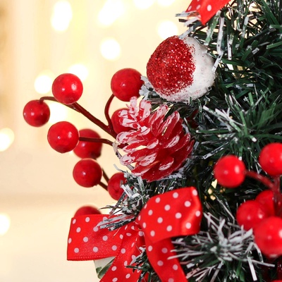 Искусственная ёлка настольная «Зимнее волшебство. Праздничная», 10×17 см, ПВХ ветки