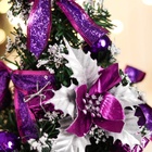 Искусственная ёлка настольная «Зимнее волшебство. Праздничная», 15×29 см, ПВХ ветки отгибаются - Фото 4