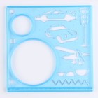 Трафарет-спирограф «Транспорт»с раскраской - фото 22977920