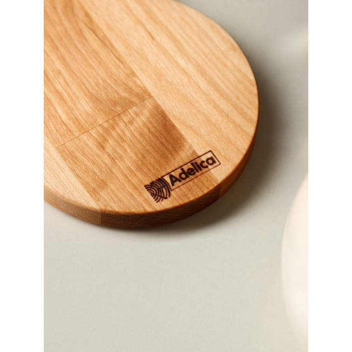 Менажница - тарелка деревянная Adelica «Снеговик», 25×15×1,8 см, берёза - фото 1907848185