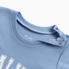 Лонгслив детский, цвет голубой, рост 74 см - фото 23492559