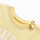 Лонгслив детский, цвет желтый, рост 80 см - фото 23492571