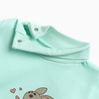 Водолазка детская, цвет бирюзовый, рост 86 см - фото 24319724