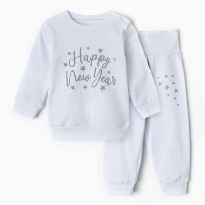 Комплект детский, рост 74 см, белый