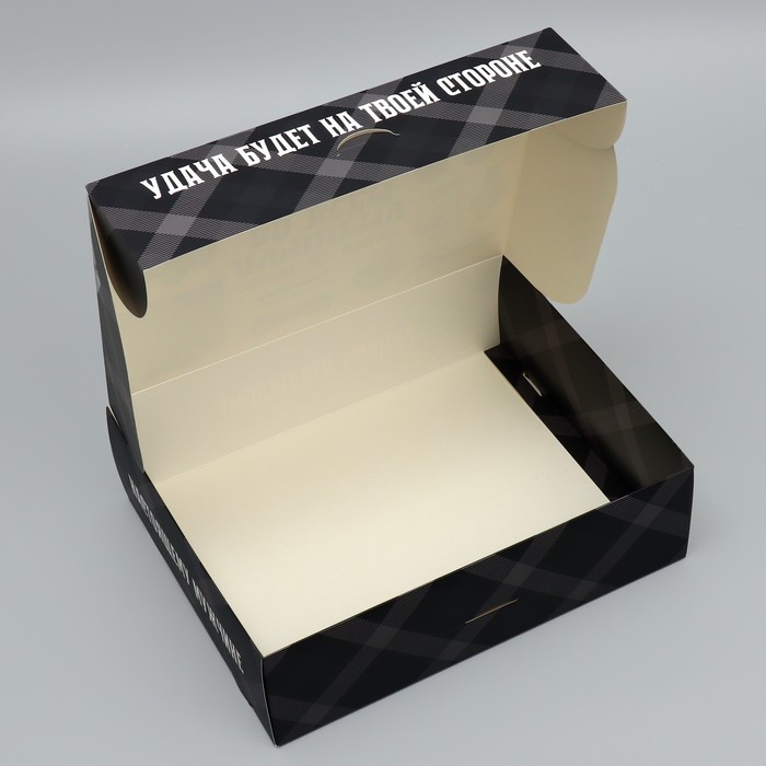 Коробка подарочная складная, упаковка, «Лучшему во всем», 31 х 24.5 х 8 см - фото 1906400147