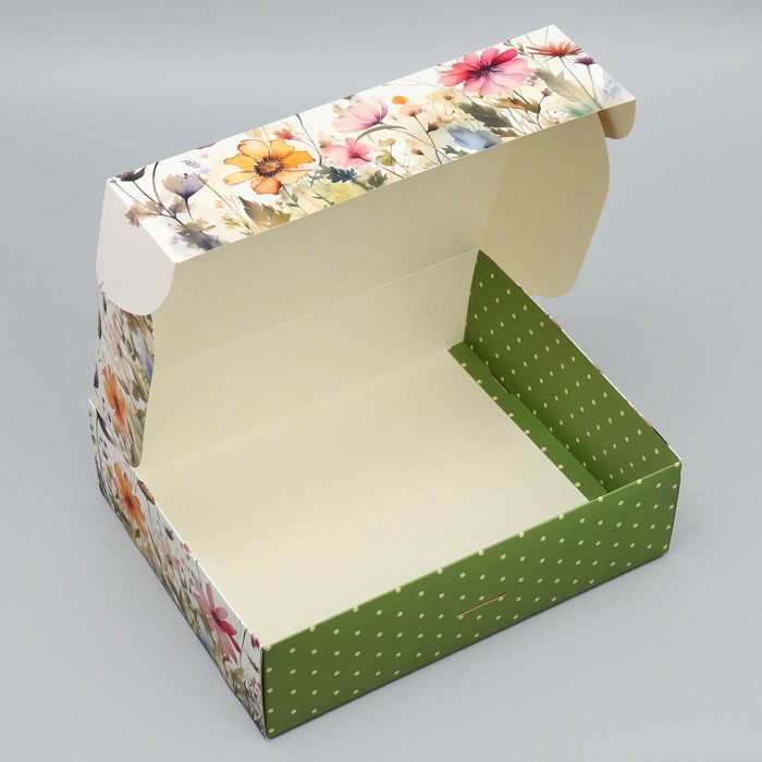 Коробка подарочная складная, упаковка, «Счастья и любви», 31 х 24.5 х 8 см - фото 1907848442