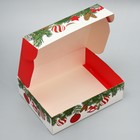 Коробка складная «Новогодние игрушки», 31 х 24.5 х 9 см - Фото 3
