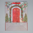Пакет крафтовый вертикальный «Новогодний дом», L 31 × 40 × 11.5 см - Фото 9
