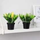 Искусственный цветок в горшке «Аллиум люкс», 7×12 см, МИКС - Фото 4