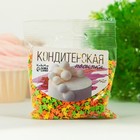 Посыпка сахарная декоративная Звездочки желтые, зеленые, оранжевые, 50 г - Фото 2