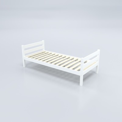 Кровать «Савушка»-01, 1-ярусная, цвет белый, 90х200