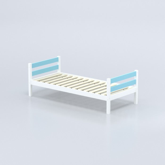 Кровать «Савушка»-01, 1-ярусная, цвет голубой, 90х200