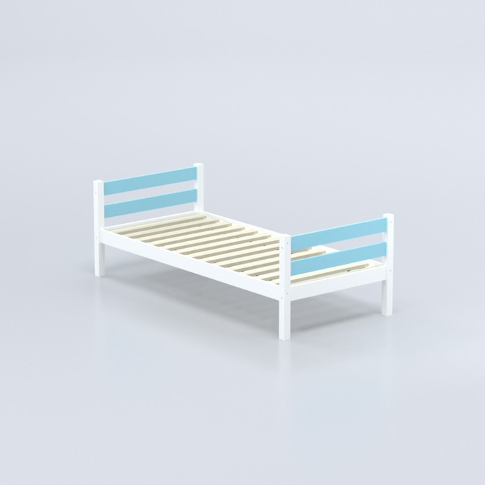 Кровать «Савушка»-01, 1-ярусная, цвет голубой, 90х200 - фото 1909310844